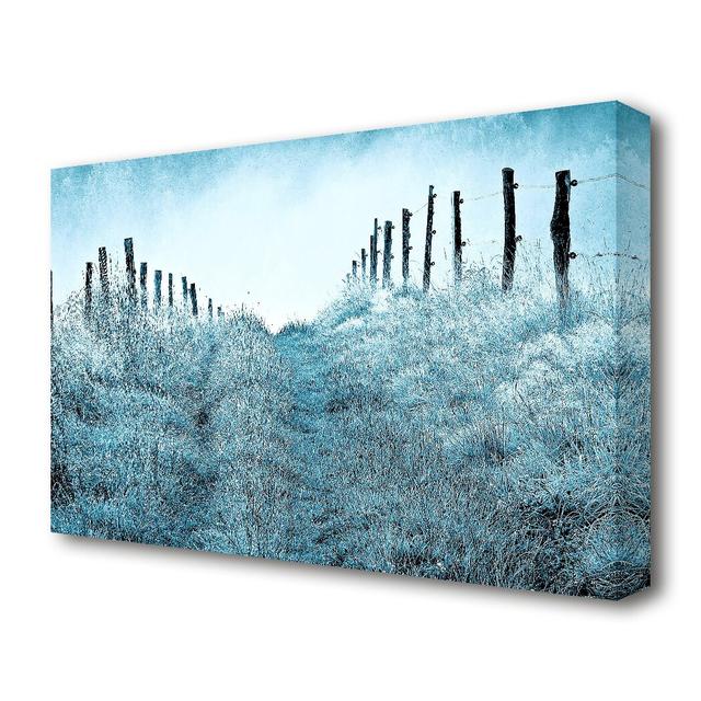 'Winter Morning Mist Landscape' - Wrapped Canvas Photographic Print East Urban Home Size: 50.8 cm H x 81.3 cm W on Productcaster.