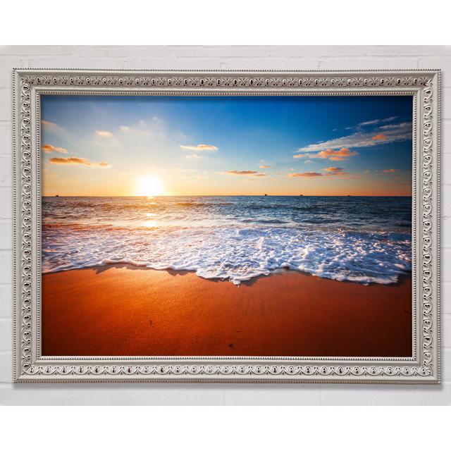 Red Sands Sea - Single Picture Frame Art Prints Bright Star Size: 21cm H x 29.7cm W x 3cm D on Productcaster.