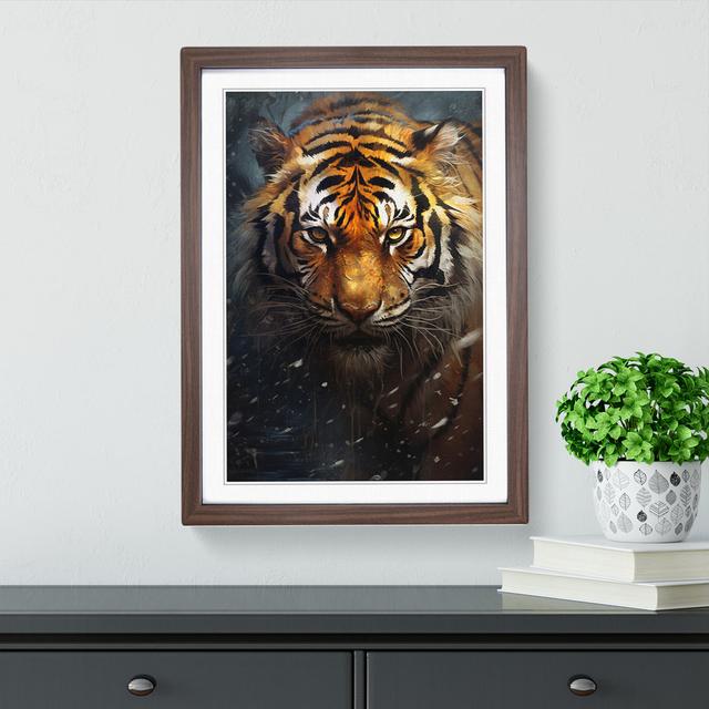 XYZ-FRM-V1223-6181 Single Picture Frame Art Prints on Wood World Menagerie Format: Walnut Framed, Size: 46cm H x 34cm W on Productcaster.