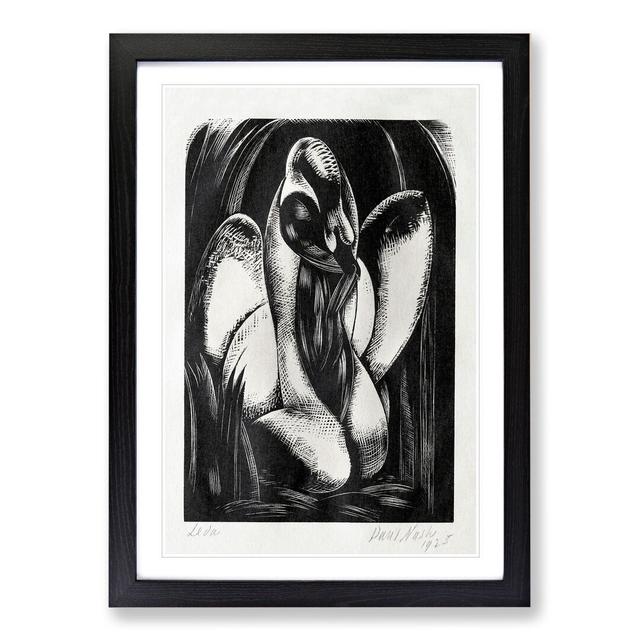 Swan by Paul Nash - Picture Frame Painting East Urban Home Frame Option: Black Framed, Size: 36cm H x 27cm W x 2cm D on Productcaster.