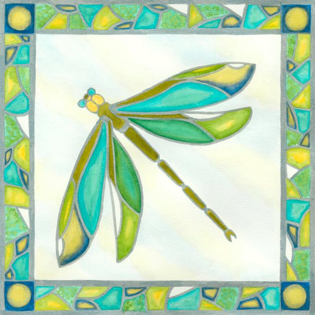 Luminous Dragonfly II by Vanna Lam - Wrapped Canvas Art Prints August Grove Size: 30cm H x 30cm W on Productcaster.