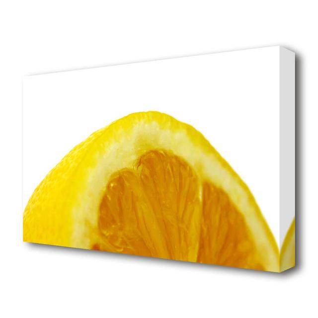 Lemon Wedge Kitchen - Wrapped Canvas Photograph Print East Urban Home Size: 81.28 cm H x 121.92 cm W on Productcaster.