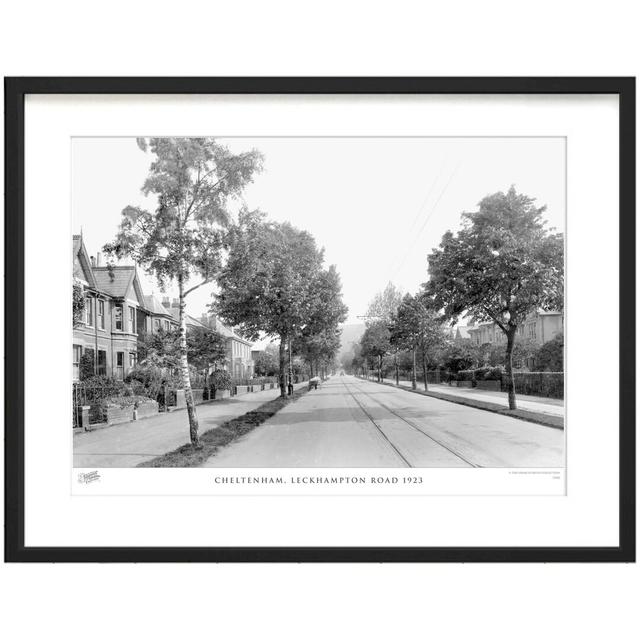 Cheltenham, Leckhampton Road 1923 by Francis Frith - Single Picture Frame Print The Francis Frith Collection Size: 45cm H x 60cm W x 2.3cm D on Productcaster.