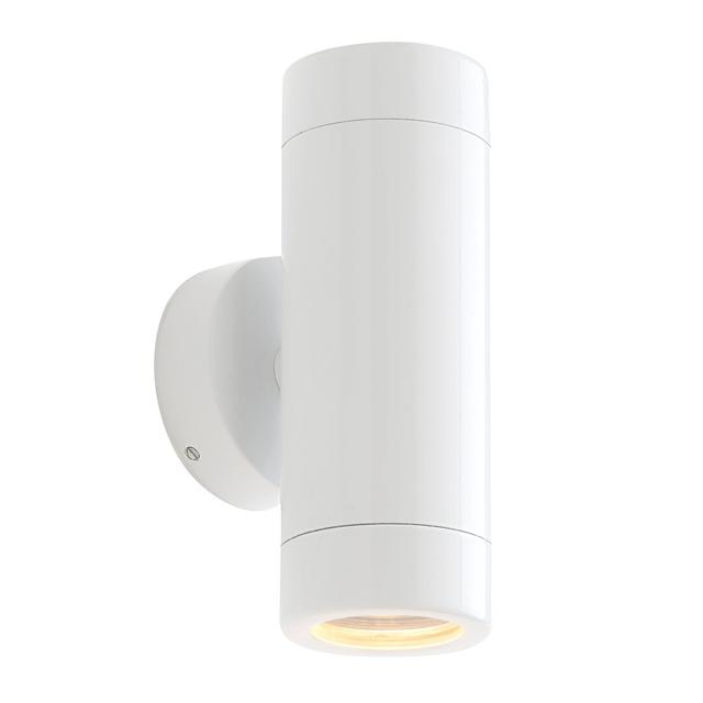 Amot Outdoor Armed Sconce 17 Stories Finish: Gloss White on Productcaster.