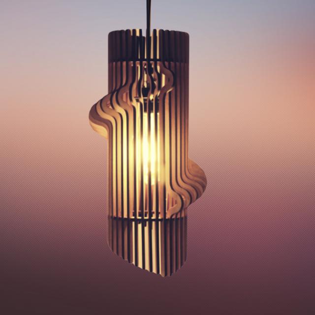 23cm Wooden Novelty Pendant Shade Isabelline on Productcaster.