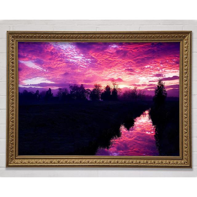 Cold Morning Framed Print Bright Star Size: 84.1cm H x 118.9cm W x 3cm D on Productcaster.