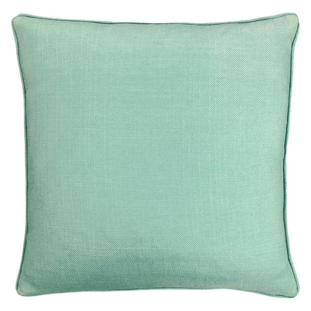 Square Throw Pillow Cover Paoletti Colour: Green, Fill material: Polyester, Size: 55cm H x 55cm W on Productcaster.