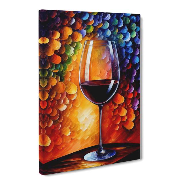 CAN-V0523-2886X Wine Painting Vol.2 - Wrapped Canvas Graphic Art Marlow Home Co. Size: 50cm H x 35cm W on Productcaster.