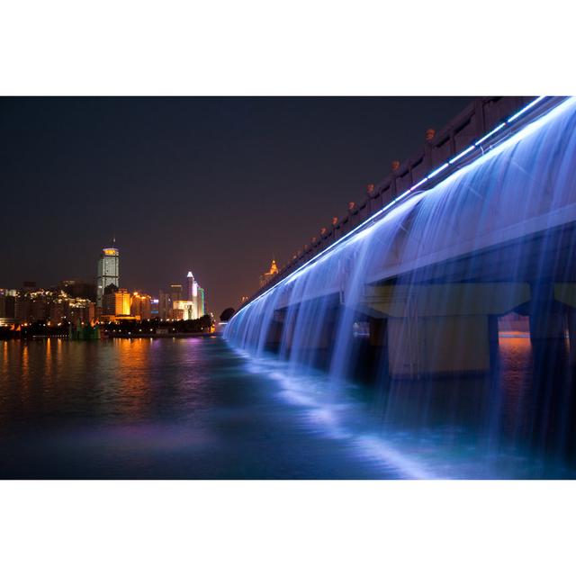 South Lake Bridge - Wrapped Canvas Photograph 17 Stories Size: 81cm H x 122cm W on Productcaster.