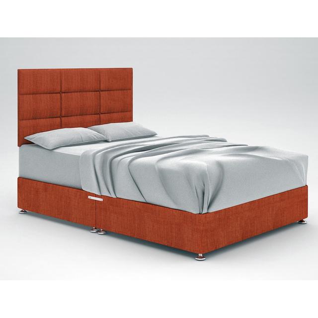 Zielke Divan Bed Base 17 Stories Colour: Orange, Storage Type: No Storage, Size: Small Single on Productcaster.