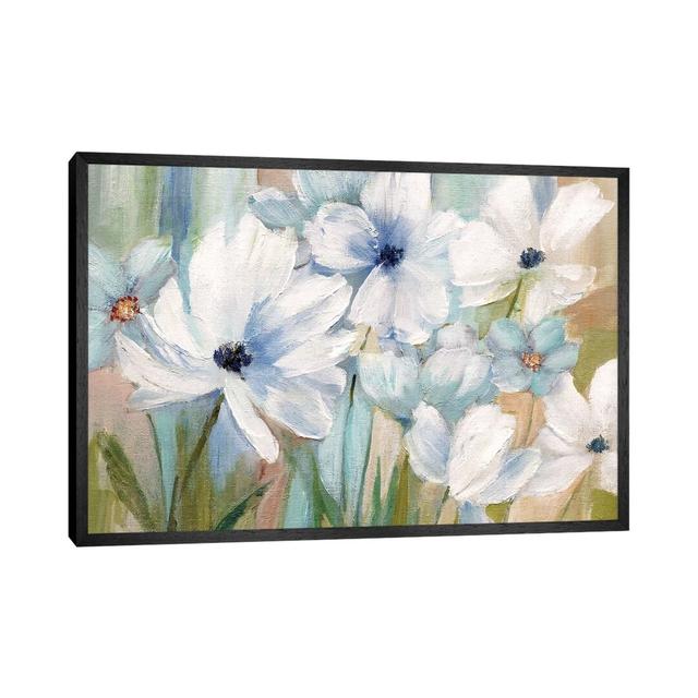 Spring Day by Nan - Painting on Canvas Ebern Designs Size: 101.6cm H x 152.4cm W x 3.81cm D, Format: Black Framed on Productcaster.