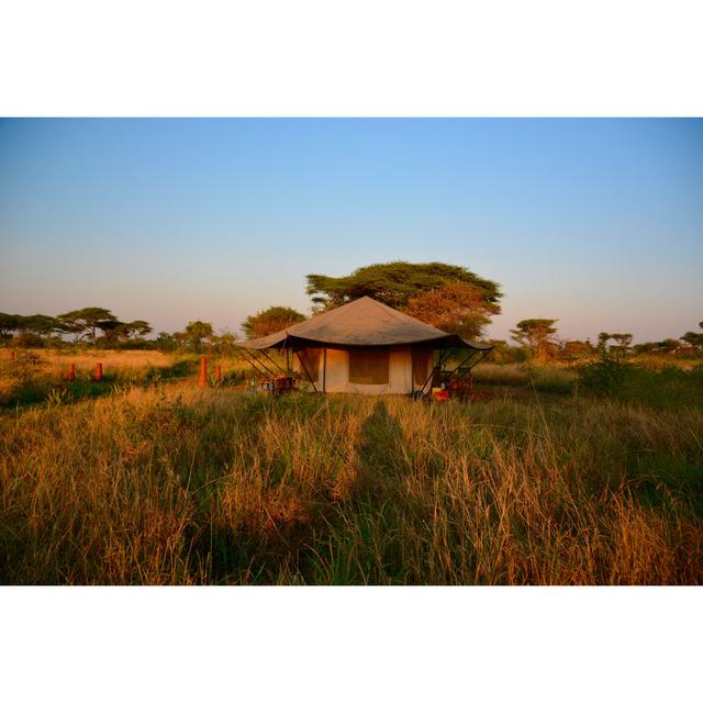 Tented Safari Camp - Print Brambly Cottage Size: 80cm H x 120cm W x 1.8cm D on Productcaster.