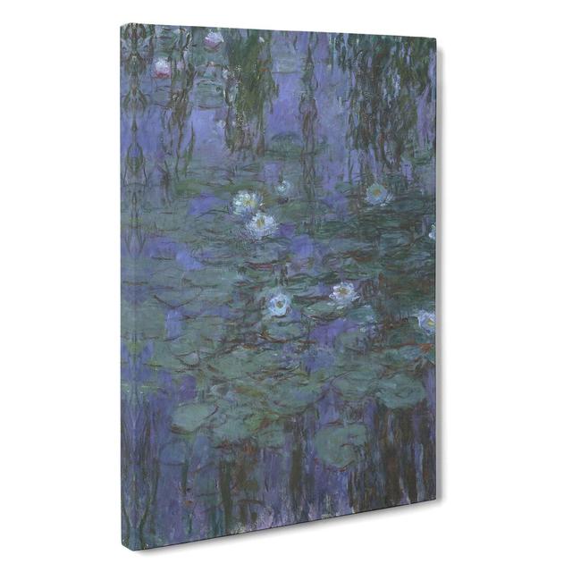 Water Lilies Lily Pond Vol.13 by Claude Monet - Wrapped Canvas Painting East Urban Home Size: 60cm H x 40cm W x 3cm D on Productcaster.