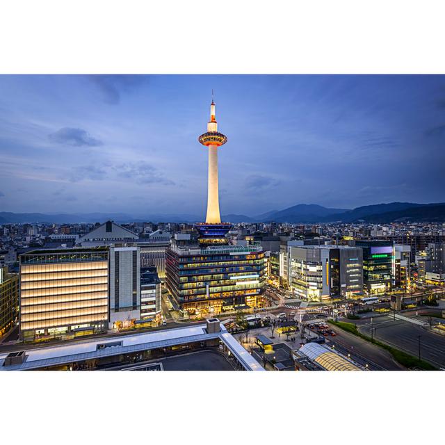 Kyoto Skyline by Seanpavonephoto - Wrapped Canvas Photograph 17 Stories Size: 81cm H x 122cm W on Productcaster.