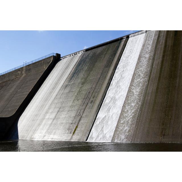 Llys Y Fran Reservoir Dam Overflow by ChrisAt - No Frame Print on Canvas 17 Stories Size: 50cm H x 75cm W on Productcaster.