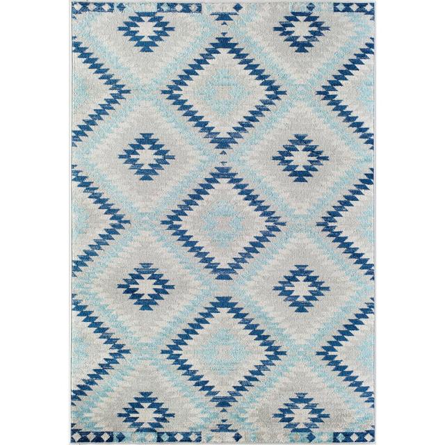 Amaia Power Loom Navy Rug CosmoLiving by Cosmopolitan Rug Size: Rectangle 61 x 122 cm on Productcaster.