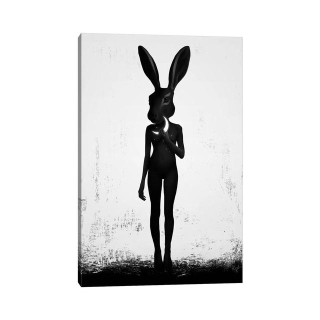 Lepus by Ruben Ireland - Wrapped Canvas Rectangle Graphic Art Happy Larry Size: 45.72cm H x 30.48cm W on Productcaster.