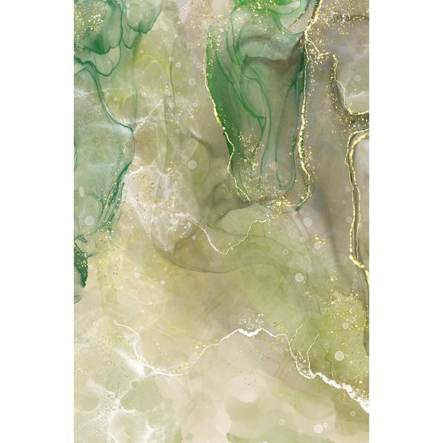 Alcohol Ink Art - Wrapped Canvas Print Fairmont Park Size: 76cm H x 51cm W x 3.8cm D on Productcaster.