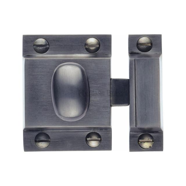 Heritage Cupboard Latch with Oval Turn Heritage Brass Finish: Polished Brass on Productcaster.