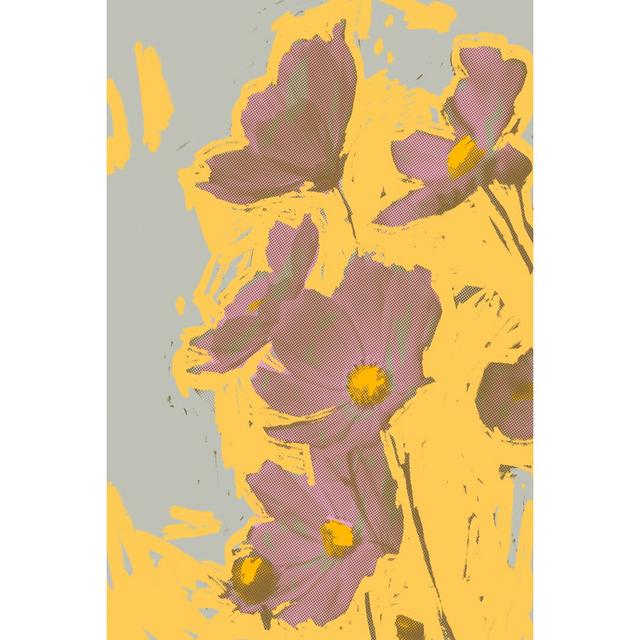 Pop Art Floral I by Jacob Green - Wrapped Canvas Print Rosalind Wheeler Size: 30cm H x 20cm W x 3.8cm D on Productcaster.