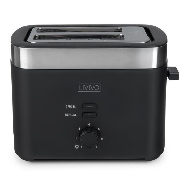 Toaster LIVIVO Colour: Black on Productcaster.