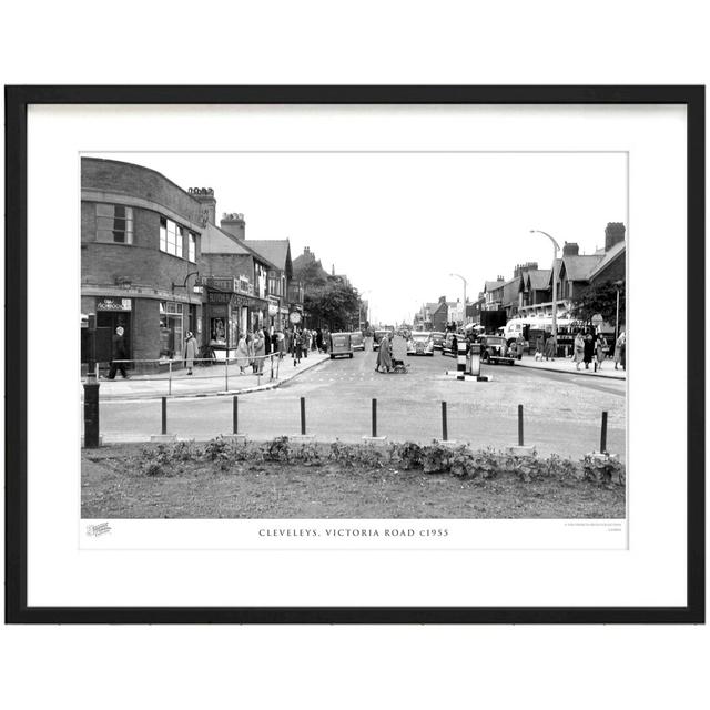 Cleveleys, Victoria Road C1955 - Single Picture Frame Print The Francis Frith Collection Size: 45cm H x 60cm W x 2.3cm D on Productcaster.