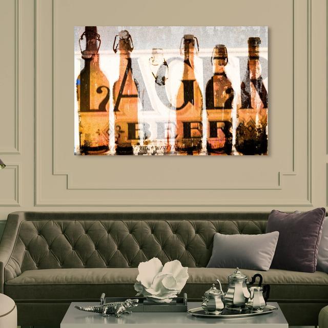 Birra by Oliver Gal - Wrapped Canvas Print East Urban Home Size: 61 cm H x 91.4 cm W on Productcaster.