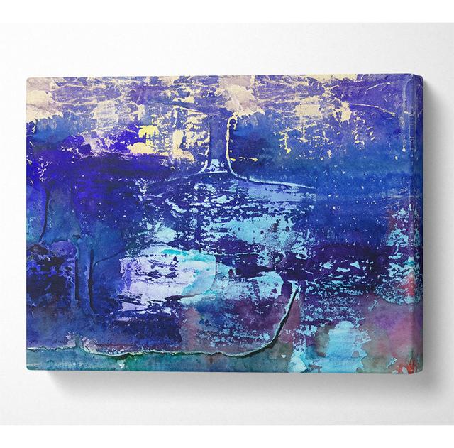 Acrylic Art Paint Textures Canvas Watercolour Metro Lane Size: 50.8cm H x 81.3cm W x 10cm D on Productcaster.