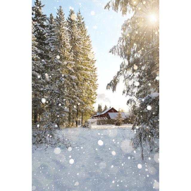 Winter Background by Scharfsinn86 - Wrapped Canvas Photograph Alpen Home Size: 76cm H x 51cm W on Productcaster.