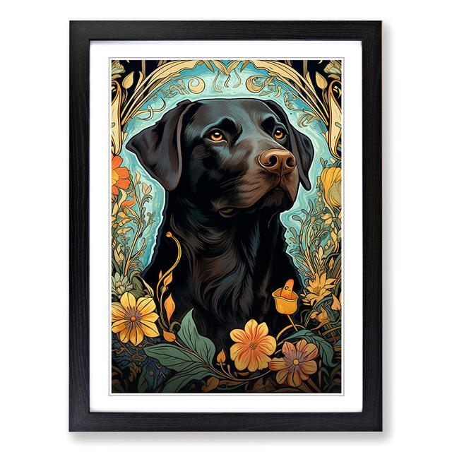 XYZ-FRM-V1223-4008 Print Marlow Home Co. Format: Black Framed, Size: 34cm H x 25cm W on Productcaster.