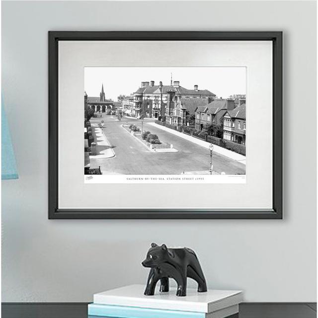 Saltburn By The Sea, Station Street C1955 - Single Picture Frame Print The Francis Frith Collection Size: 28cm H x 36cm W x 2.3cm D on Productcaster.