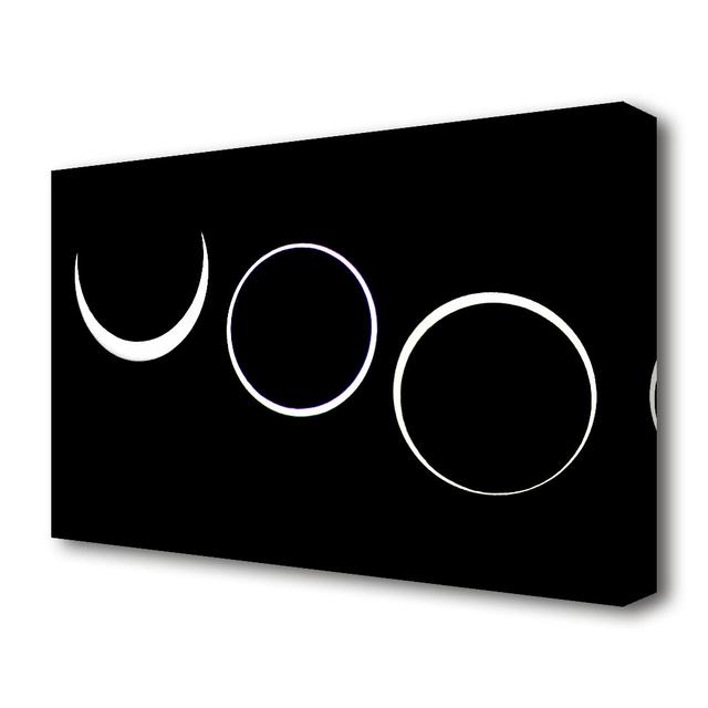 Total Eclipses - Wrapped Canvas Graphic Art Print East Urban Home Size: 50.8 cm H x 81.3 cm W on Productcaster.