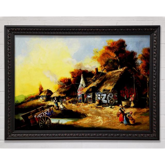 Countryside Graffiti - Single Picture Frame Art Prints Bright Star Size: 59.7cm H x 84.1cm W x 3cm D on Productcaster.