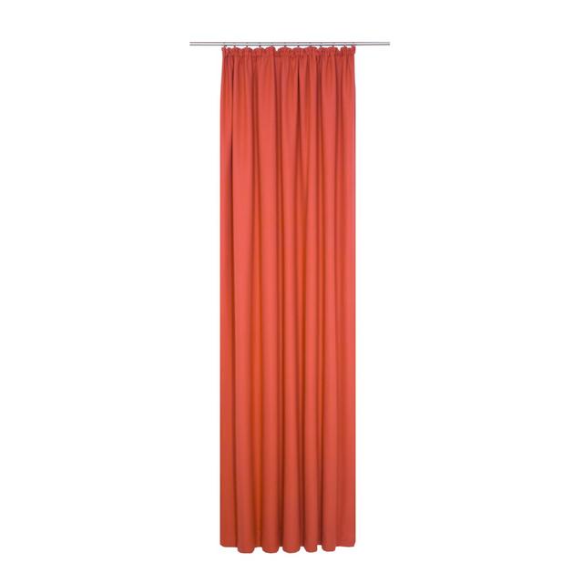 WirthNatur, Schal mit Kräuselband, blickdicht Wirth Vorhang-Farbe: Rot, Vorhanggröße: 132 cm Breite x 395 cm Höhe on Productcaster.