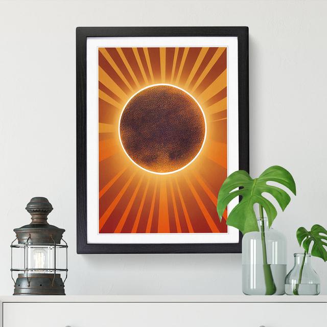 Sun Art Vol.1 - Single Picture Frame Print Latitude Run Frame Option: Oak, Size: 46cm H x 34cm W x 2cm D on Productcaster.