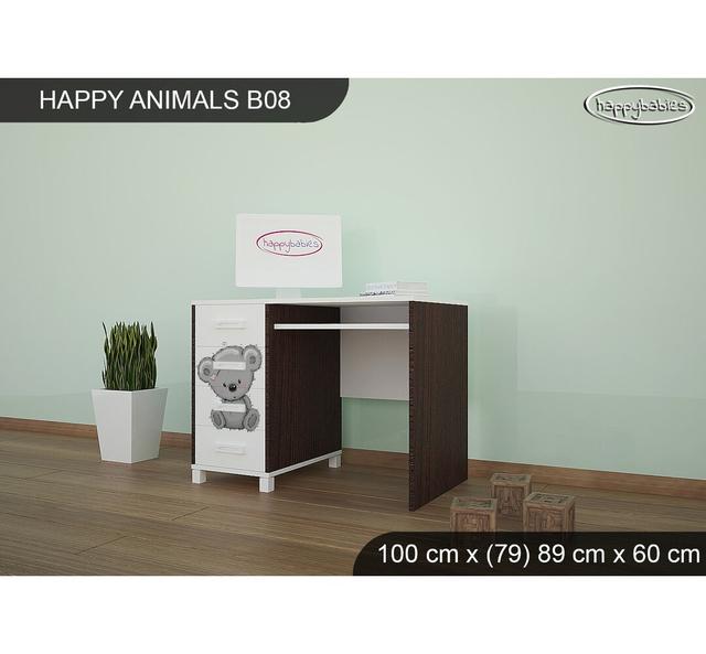 100cm Writing Desk Happy Babies Base Colour: Chestnut on Productcaster.