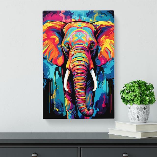 Elephant Pop - Art Prints Latitude Vive Size: 60cm H x 40cm W x 3cm D on Productcaster.