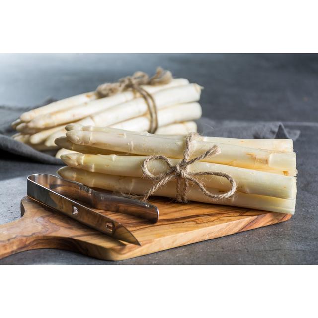 German White Asparagus by Barmalini - Wrapped Canvas Print Ebern Designs Size: 30cm H x 46cm W on Productcaster.