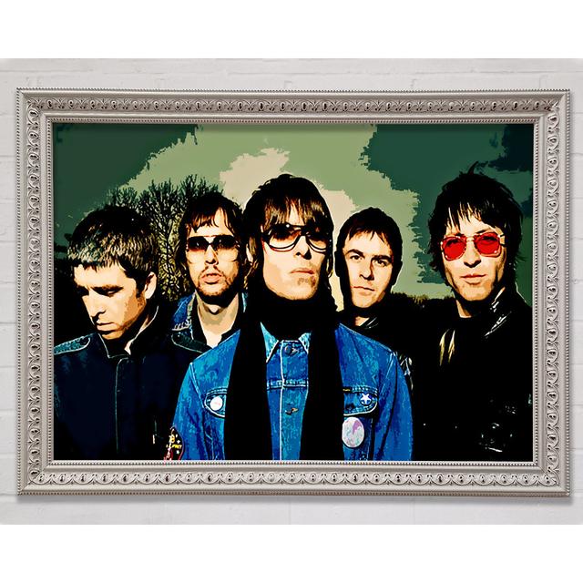 Oasis Pop Art Colour - Print Ebern Designs Size: 21cm H x 29.7cm W x 3cm D on Productcaster.