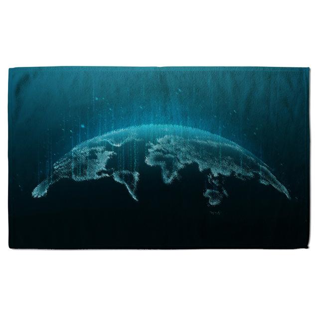 Map of the Planet Tea Towel (Set of 3) East Urban Home on Productcaster.