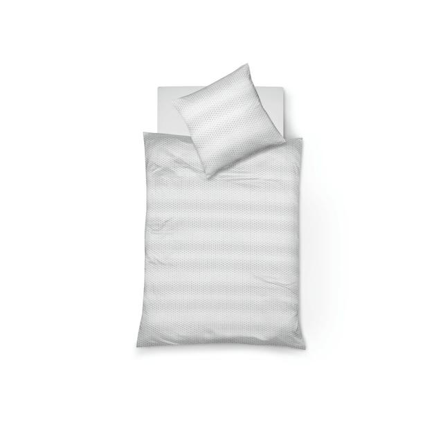 Duvet Cover Set Fleuresse Colour: White, Size: Double - 2 Pillowcases (80 x 80 cm) on Productcaster.