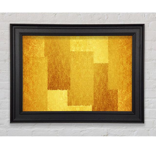 Rollers of Yellow Paint - Single Picture Frame Print Ivy Bronx Size: 21cm H x 42cm W x 8cm D on Productcaster.