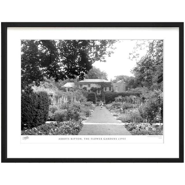 'Abbots Ripton, the Flower Gardens C1955' by Francis Frith - Picture Frame Photograph Print on Paper The Francis Frith Collection Size: 60cm H x 80cm on Productcaster.