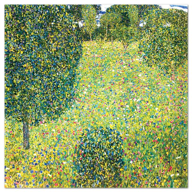 Flower Meadow by Gustav Klimt - No Frame Print on Plastic / Acrylic Rosalind Wheeler Size: 95cm H x 95cm W on Productcaster.