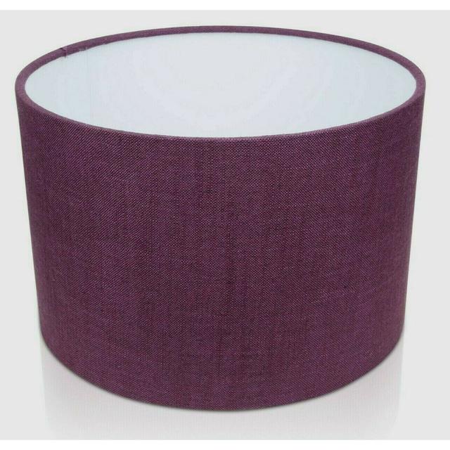 45 cm Cotton Drum Lamp Shade Ebern Designs Colour: Purple on Productcaster.