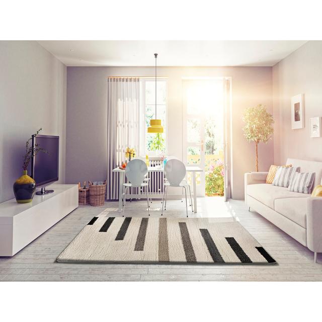 Liudovika Grey Area Rug Ebern Designs Rug Size: Rectangle 160 x 230cm on Productcaster.