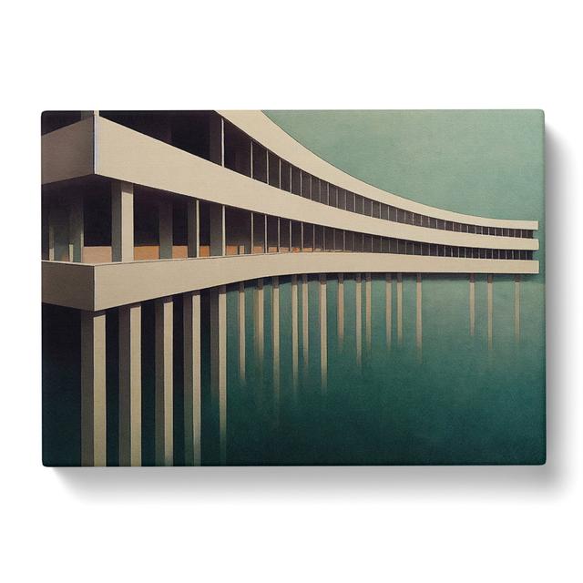 Building Architecture Vol.5 - Wrapped Canvas Graphic Art Latitude Run Size: 50cm H x 76cm W x 3cm D on Productcaster.