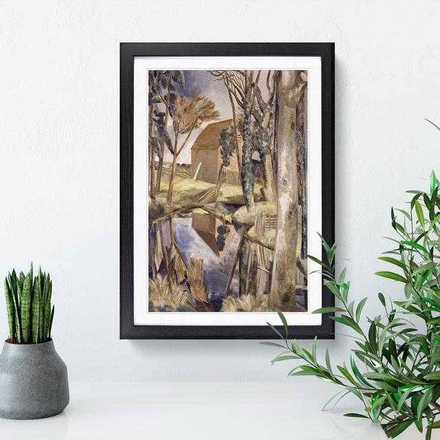 Oxenbridge Pond by Paul Nash - Picture Frame Painting East Urban Home Frame Option: Black Framed, Size: 48cm H x 36cm W x 2cm D on Productcaster.