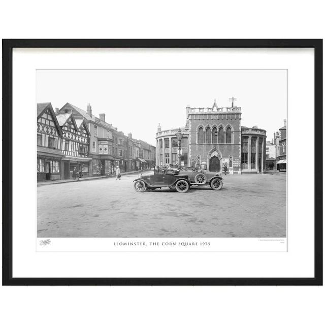 'Leominster, the Corn Square 1925' by Francis Frith - Picture Frame Photograph Print on Paper The Francis Frith Collection Size: 28cm H x 36cm W x 2.3 on Productcaster.