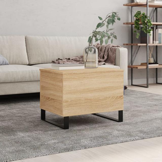 Morlon CoMorlon Sled Coffee Tableffee Table 17 Stories Colour: Sonoma Oak on Productcaster.